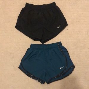 2 pairs of nike shorts